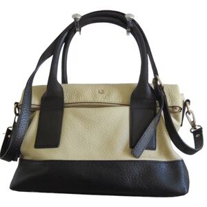 Large Pebbled Leather Kate Spade Fold Over Bag Shoulder/Satchel